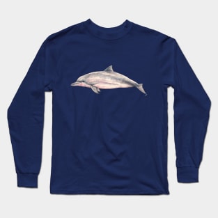 Tucuxi pink river dolphin Long Sleeve T-Shirt